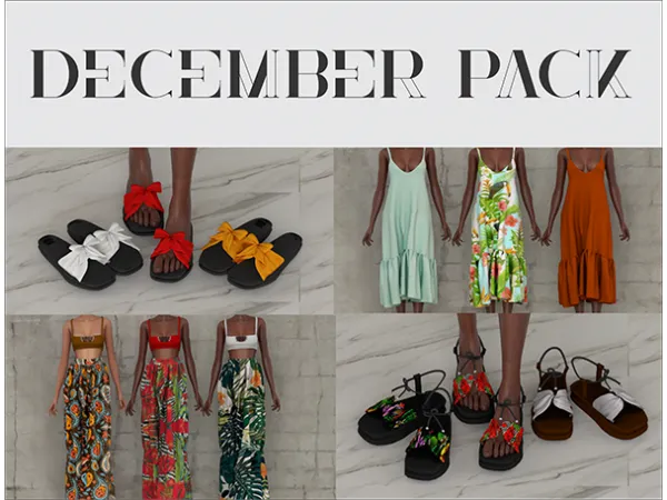 Alpha DECEMBER PACK - The Sims 4 Custom Content