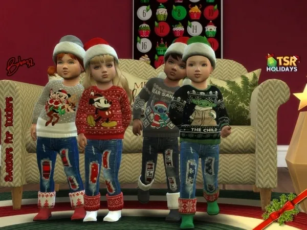 Birba32's Holiday Wonderland - Christmas sweater for toddler