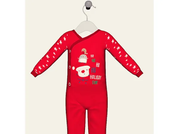 MY FIRST CHRISTMAS SLEEPSUIT - The Sims 3 Custom Content