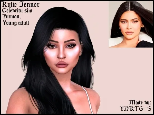 Alpha YNRTG S' Kylie Jenner - The Sims 4 Custom Content