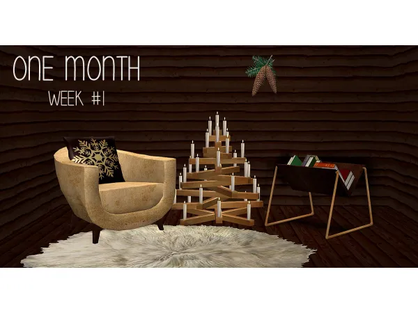 One Month Week1 - The Sims 2 Custom Content