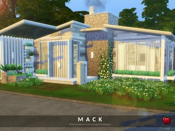 Alpha melapples' Mack small home no - The Sims 4 Custom Content