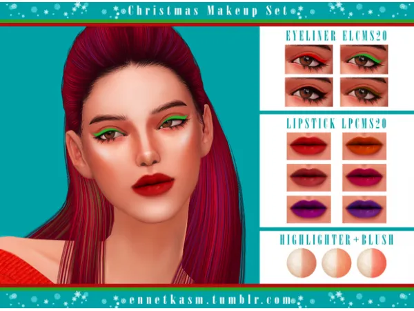 Christmas Makeup Set by ENNETKASM