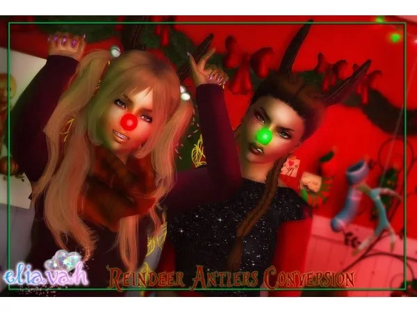 Reindeer Antlers Conversion - The Sims 3 Custom Content
