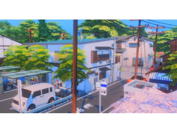 Maxis Match Old Townhouse by Alerion - The Sims 4 Custom Content