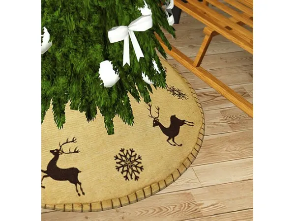 CHRISTMAS TREE SKIRT - The Sims 3 Custom Content
