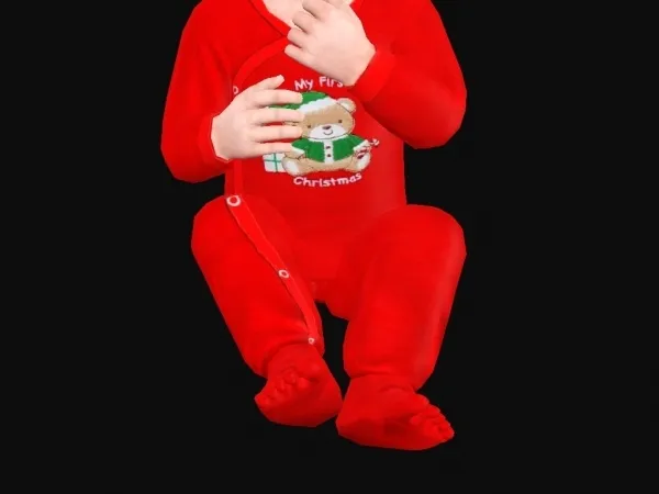 motheredie 1st Christmas baby sleepers - The Sims 3 Custom Content