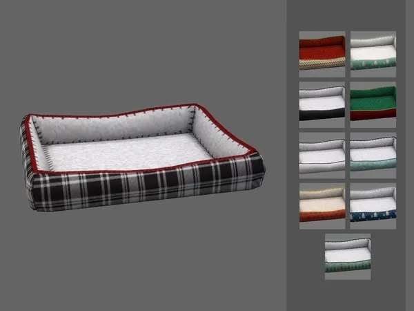 2020 Holiday Wonderland Small Vixen Pet Bed - The Sims 4 Custom Content
