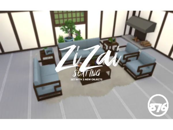 Maxis Match ZiZai Seating - The Sims 4 Custom Content