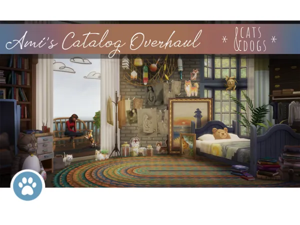 Alpha Ami's Catalog Overhaul Cats And Dogs by Ami Curl - The Sims 4 Custom Content