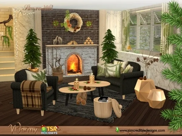 Alpha SIMcredible's Holiday Wonderland Warmy - The Sims 4 Custom Content