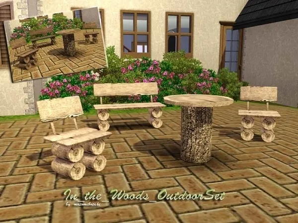 matomibotaki's MB In the Woods OutdoorSet - The Sims 3 Custom Content