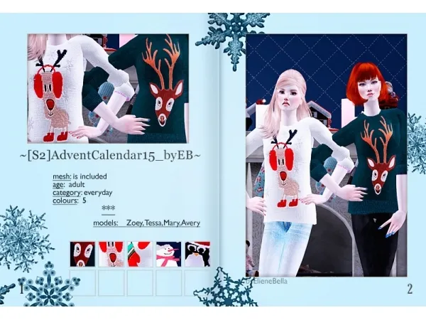 Advent Calendar 915 by EB - The Sims 2 Custom Content