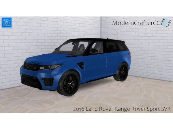 Maxis Match 2016 Land Rover Range Rover Sport SVR - The Sims 4 Custom Content
