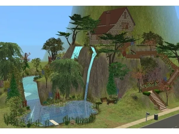 Paradise Cottage by Theaphelia - The Sims 2 Custom Content
