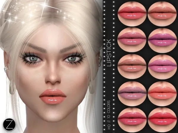 Alpha ZENX's LIPSTICK Z31 - The Sims 4 Custom Content