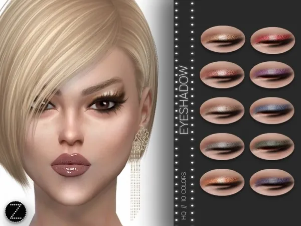 Alpha ZENX's EYESHADOW Z04 - The Sims 4 Custom Content
