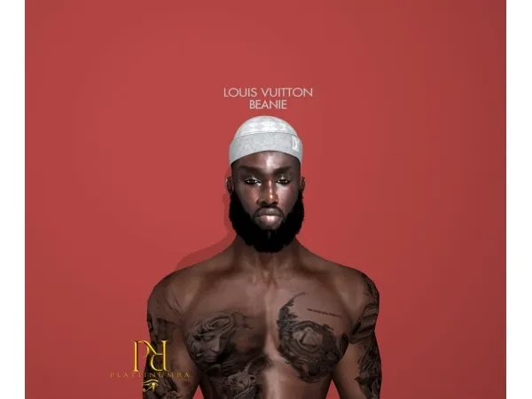 Alpha Christmas Louie Beanie by simsfinds - The Sims 4 Custom Content