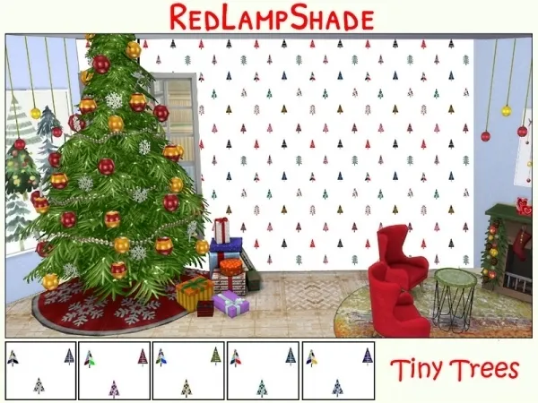 Alpha RedLampShade's Tiny Trees - The Sims 4 Custom Content