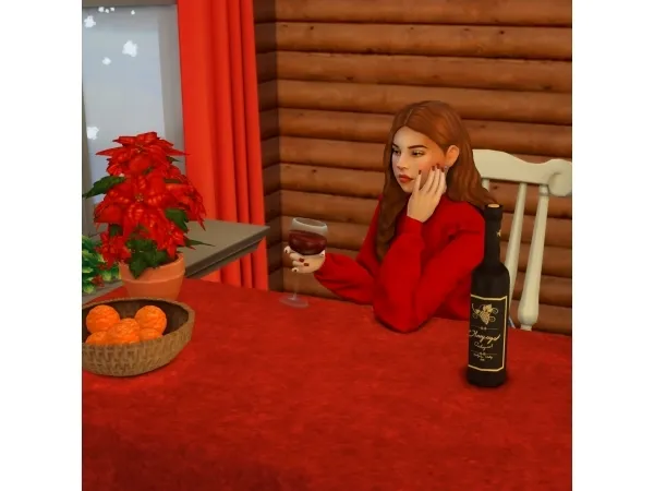 Maxis Match ALONE ON CHRISTMAS POSE PACK by katverse - The Sims 4 Custom Content