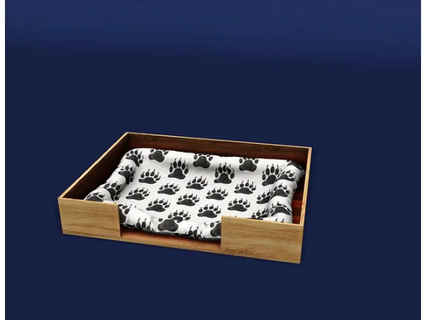 WOODEN CAT BED - The Sims 3 Custom Content