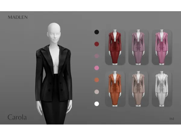 Maxis Match Madlen Carola Outfit by Madlen - The Sims 4 Custom Content