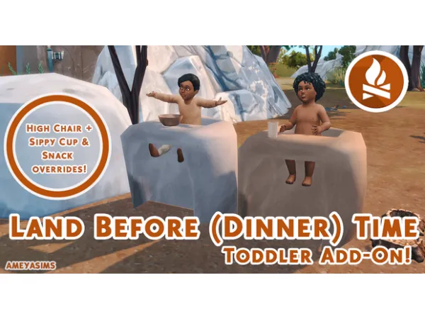 Land Before (Dinner) Time Toddler Add-On! by Ameya Sims