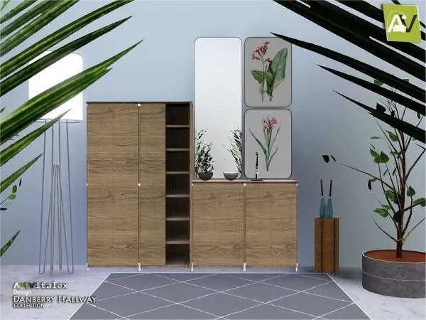 ArtVitalex's Danberry Hallway - The Sims 3 Custom Content