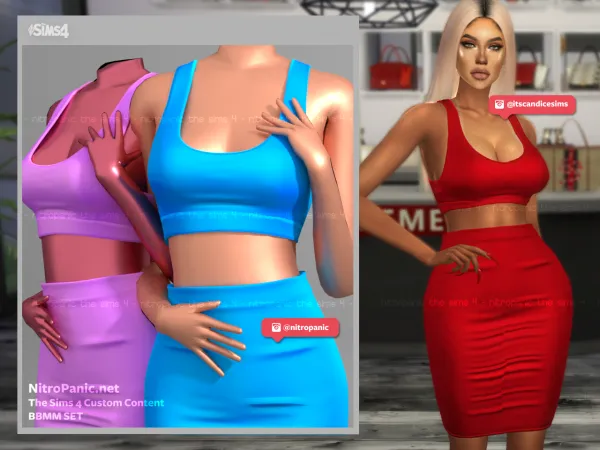 Alpha BBMM Set (TOP) - The Sims 4 Custom Content