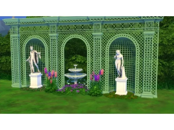 Alpha Versailles Treillage by TheJim07 - The Sims 4 Custom Content