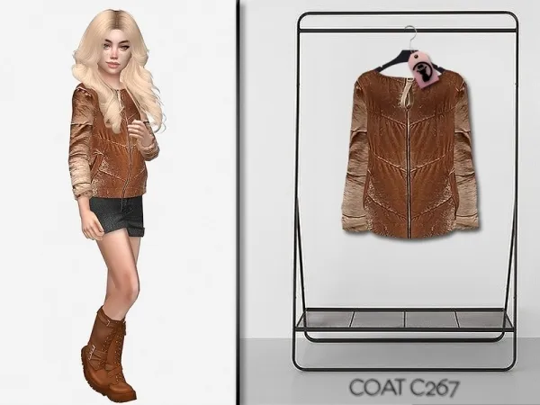 Alpha turksimmer's Coat C267 - The Sims 4 Custom Content