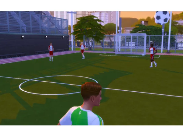 Alpha 12 Days of Christmas Day 8 Soccer Players by HouseofRoyalSims - The Sims 4 Custom Content