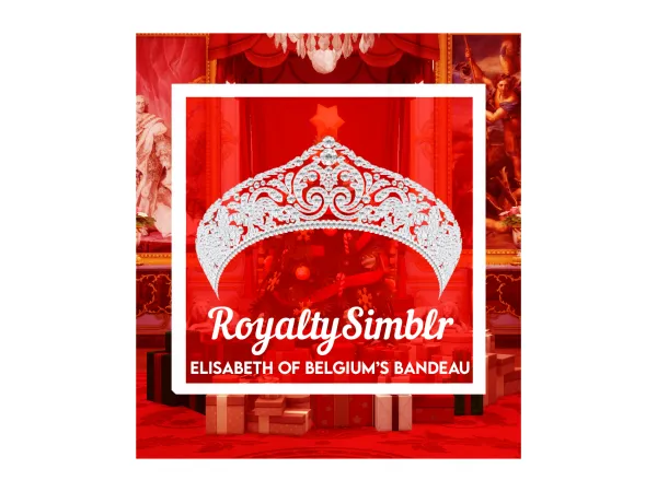 Alpha Elisabeth of Belgiums Diamond Bandeau and Spanish Pearl Cartier Tiara - The Sims 4 Custom Content