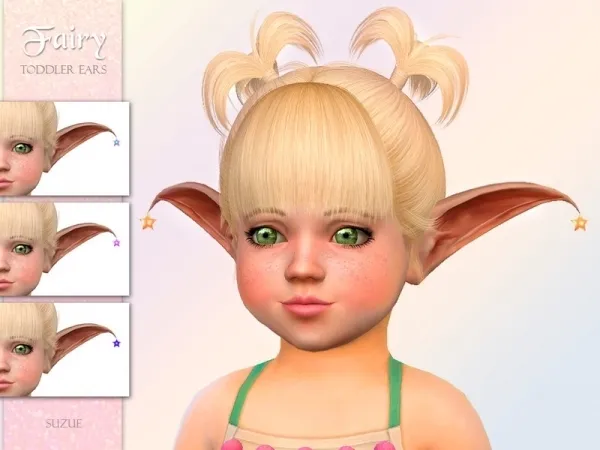 Maxis Match [Suzue] Toddler Fairy Ears - The Sims 4 Custom Content