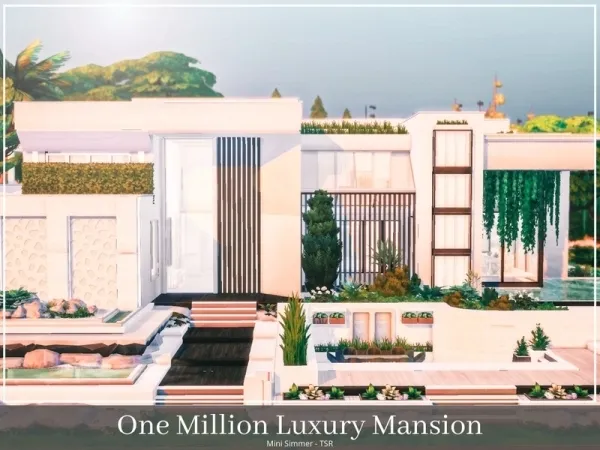 Maxis Match Mini Simmer's One Million Luxury Mansion (No ) - The Sims 4 Custom Content