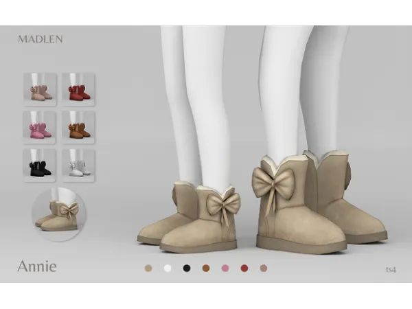 Maxis Match Madlen Annie Boots by madlensims - The Sims 4 Custom Content