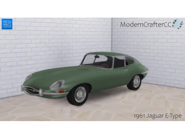 Alpha 1961 Jaguar E Type - The Sims 4 Custom Content