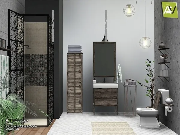 ArtVitalex's Yuma Bathroom - The Sims 3 Custom Content