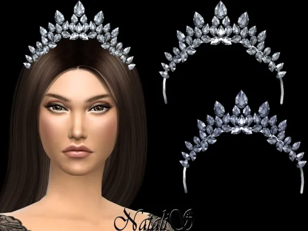 Alpha NataliS_Winter fairytale tiara - The Sims 4 Custom Content
