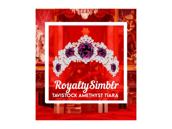 Alpha Tavistoke Amethyst Tiara December 21st Gift - The Sims 4 Custom Content