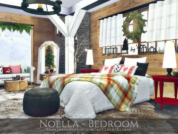 Alpha Rirann's Noella Bedroom - The Sims 4 Custom Content