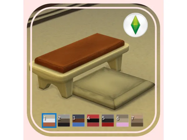Maxis Match Floor Cushion Highchair - The Sims 4 Custom Content