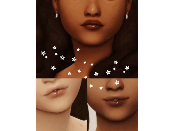 Maxis Match [spookysims] miscellany lip masks left lip mole - The Sims 4 Custom Content