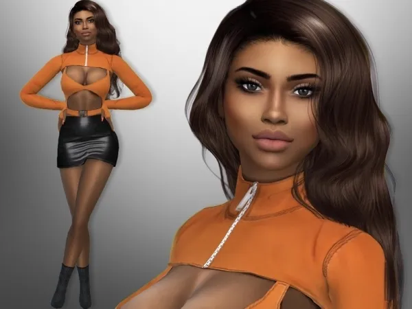 Alpha divaka45's Jill Gamez - The Sims 4 Custom Content