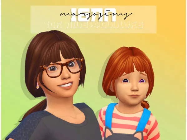 Maxis Match marsosimss iska converted for kids toddlers by celeschul - The Sims 4 Custom Content
