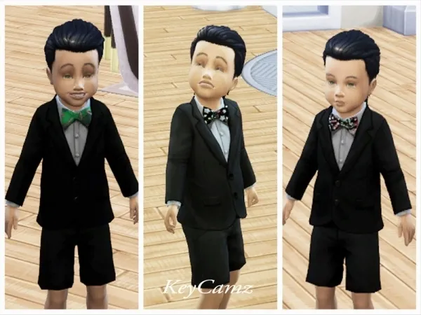 Alpha ErinAOK's KeyCamz Toddler Boys Suit 1219 - The Sims 4 Custom Content