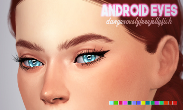 Maxis Match Android Eyes by simsfinds - The Sims 4 Custom Content