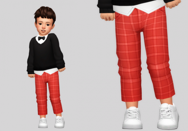 Maxis Match ankle slacks by simsfinds - The Sims 4 Custom Content