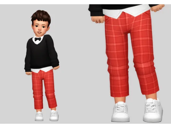 Maxis Match ankle slacks by casteru - The Sims 4 Custom Content