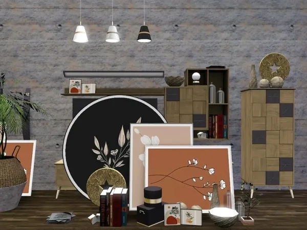 ArtVitalex's Zwickau Living Room Accessories - The Sims 3 Custom Content